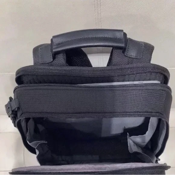 TUMI ALPHA3 SLIM BACKPACK Nylon Leather BLACK Outlet Product From Japan
